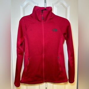 The North Face - Women's Magenta Pink Jacket Full Zip Lightweight Coat in Size S